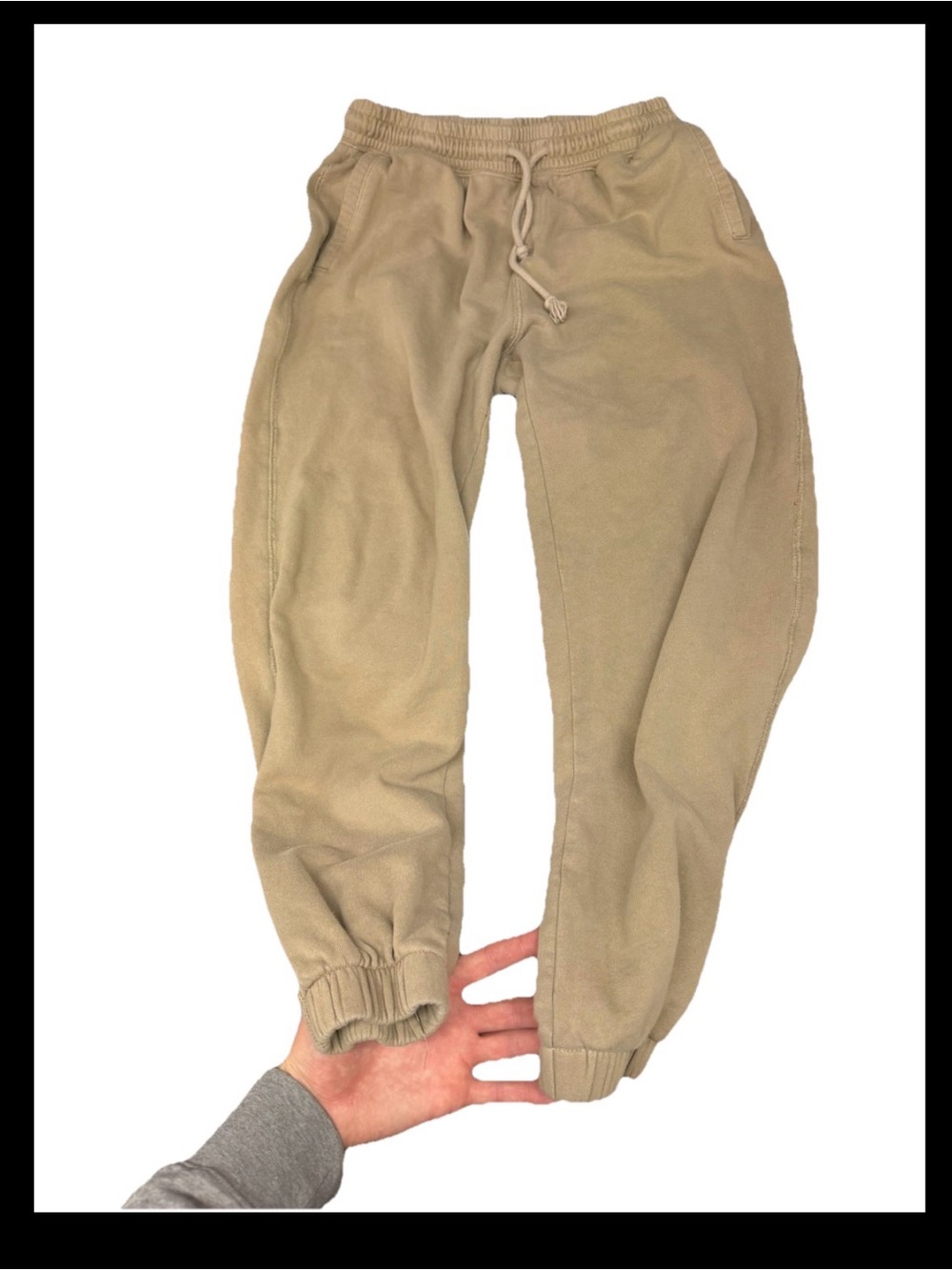 Cotton On Men's Tan Drawstring Joggers